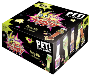Gräfs Party-Poppy Party-Mix 18-25 % Vol. - 0,50 l Karton
