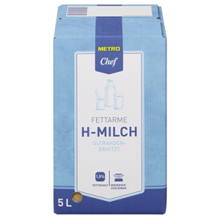 METRO Chef fettarme H-Milch 1,5 % Fett - 5 l