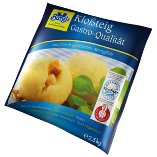 Burgis Gastro Kloßteig Burgi´s Kloßteig Gastro-Qualität aus frisch geriebenen Kartoffeln 2,5 kg Packung