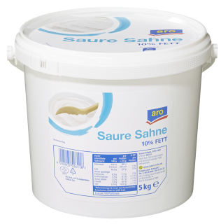 aro Saure Sahne 10 % Fett - 5 kg Eimer
