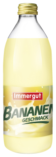 Immergut Milchgertränk -Banane- Glasflsche 500ml / 12er