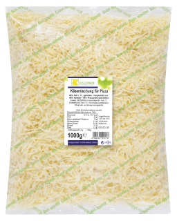 Frischpack Käsemischung für Pizza - 1 kg Packung