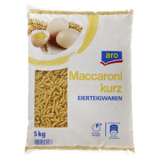 Aro Eierteigwaren -Makkaroni kurz- 5kg