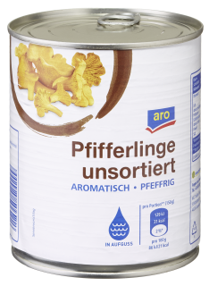 aro Pfifferlinge unsortiert - 800 g Stück