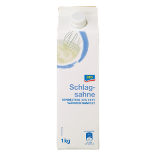 aro Schlagsahne 30 % Fett - 1,00 l Packung