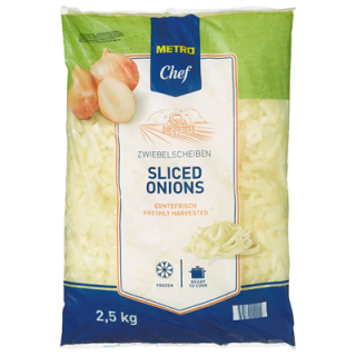 METRO Chef Zwiebelscheiben tiefgefroren - 2,5 kg Beutel