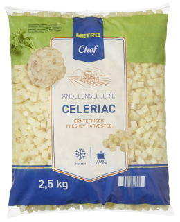 METRO Chef Knollensellerie tiefgefroren - 2,50 kg Beutel
