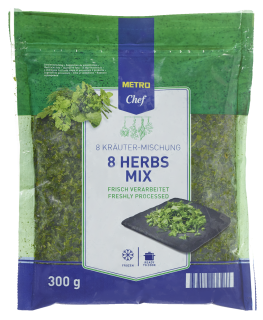 METRO Chef 8 Kräuter tiefgefroren küchenfertig - 300 g Beutel