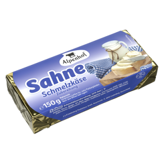 Alpenhof Schmelzkäse-Blöckchen Sahne 150g