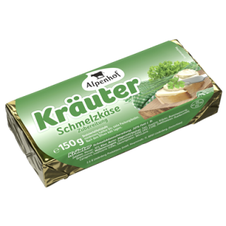 Alpenhof Schmelzkäseblöckchen Kräuter - 150 g Stück
