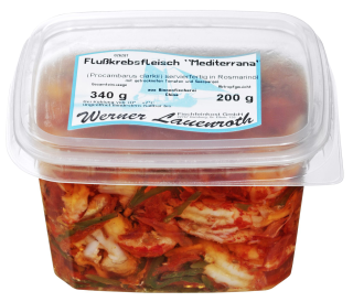 Werner Lauenroth Flusskrebsfleisch Mediterran - 340 g...