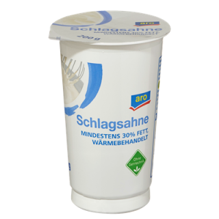 aro Schlagsahne 30 % Fett - 200 g Becher