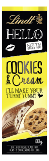 Hello Cookies & Cream - 100 g Tafel