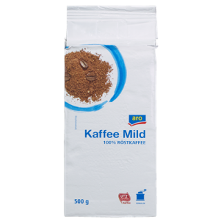 Aro Kaffee Mild UTZ 500 g