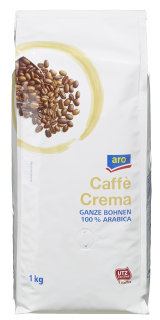 Aro Caffee Crema Bohne UTZ 1kg