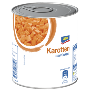 Aro Karotten gewürfelt 850ml