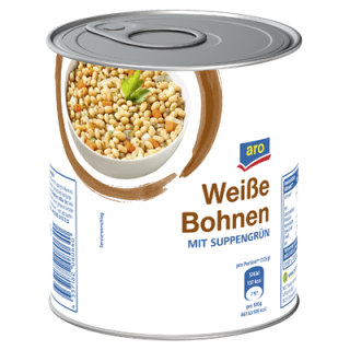 Aro Weiße Bohnen mit Suppengrün 850 ml