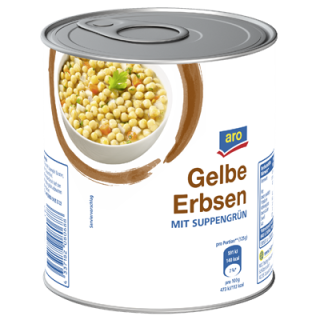 Aro Gelbe Erbsen mit Suppengrün 850 ml