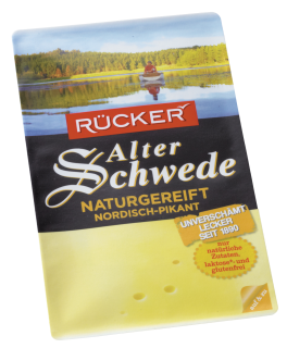 Alter Schwede Nordisch-Pikant 50 % Fett i. Tr. Schnittkäse - 100 g Packung