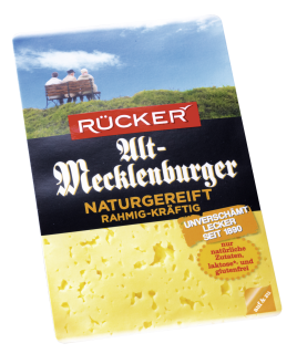Alt-Mecklenburger Rahmig-Kräftig 60 % Fett i. Tr. Schnittkäse - 100 g Packung
