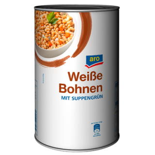 Aro Weiße Bohnen mit Suppengrün 4250ml