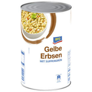 Aro Gelbe Erbsen mit Suppengrün 4250ml