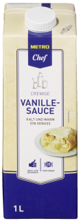 METRO Chef Dessert Vanillesauce - 1,00 l Packung
