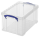 Really Useful Products Aufbewahrungsbox 14 l Transparent