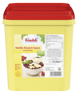 Frischli Vanilla Dessert-Sauce - 1 Eimer