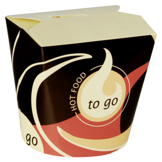 Papstar Snackboxen To Go Beige, Braun, Rot Pappe,...