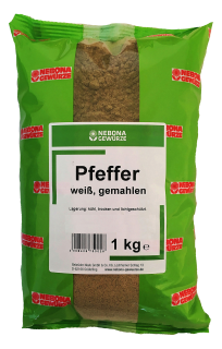 Nebona Pfeffer weiss - 1 kg Beutel