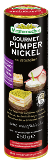 Mestemacher Brot-Delikatesse Gourmet Pumpernickel ca. 28 Scheiben à ca. 9 g - 288 x 250 g Packungen