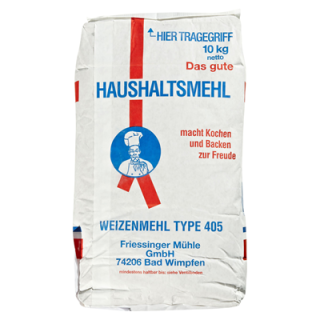 FRIEßINGER MÜHLE Weizenmehl Type 405 - 10 kg Sack