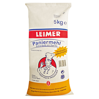 Leimer Paniermehl Extra Gold mit Paprika - 5,00 kg Sack