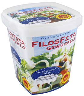 Filos Feta D.O.P. gewürfelt - 150 g Stück