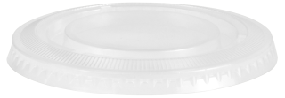 Papstar Deckel mit Kreuzschlitz Transparent rund Ø 9,5 cm