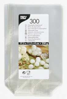 Papstar Polypropylen Bodenbeutel Transparent Polypropylen (PP) 30 My - 300 Stück
