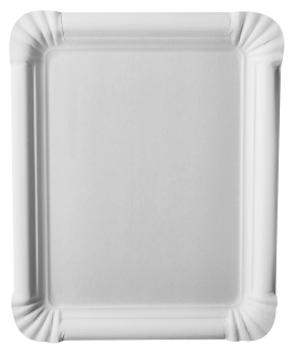 Pap Star Pure Pappteller PURE Weiß 100 % Frischfaserkarton eckig 16,5 x 20cm