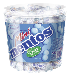 Mentos Mini Mint - 1,26 kg Dose