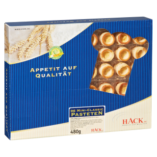 Gourmet Mini Pasteten Classic - 480 g Packung