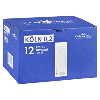 Bormioli Rocco Kölschgläser Modell Kölner Stange