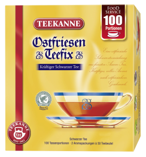 Teekanne Schwarzer Tee Ostfriesen Teefix 100er - 100 g...