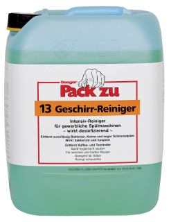 Pack Zu 13 Geschirrreiniger flüssig