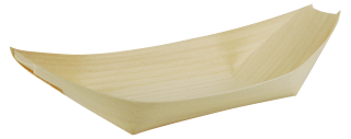 Pap Star Pure Fingerfood - Schalen PURE Holz Kiefernholz Schiffchen