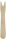 Papstar Pommes-Frites-Gabel Holz 1000er