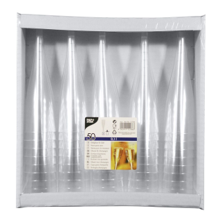 PapStar Sektglas Oberteil Plaste 0.1L 50er