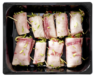 Grill-Schwertfischröllchen gefüllt frisch - 1 kg