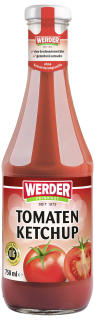 Werder Feinkost Tomaten Ketchup - 750 g Flasche