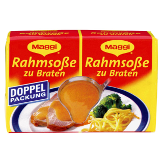 Maggi Delikatess Rahmsoße zu Braten für 2 x 1/4 Liter
