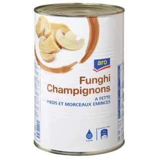 aro Champignons 3. Wahl, geschnitten 4250 ml Dose